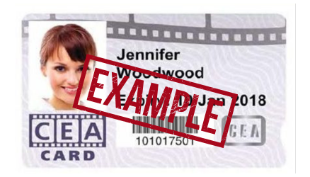 CEA Card sample