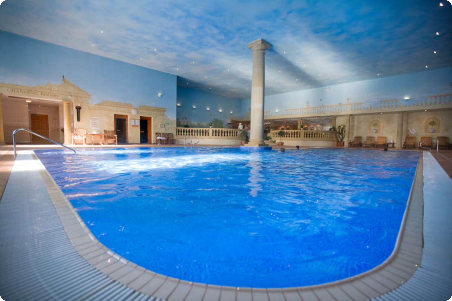 Image of the swimming pool at Whittlebury Hall