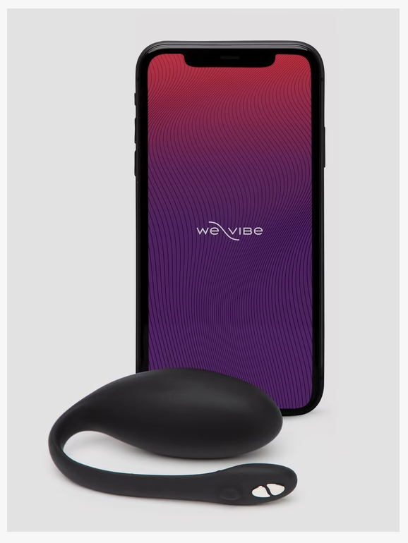 We- Vibe X Lovehoney Jive app controlled rechargeable vibrating G-spot love egg for post about sex aids for disabled people