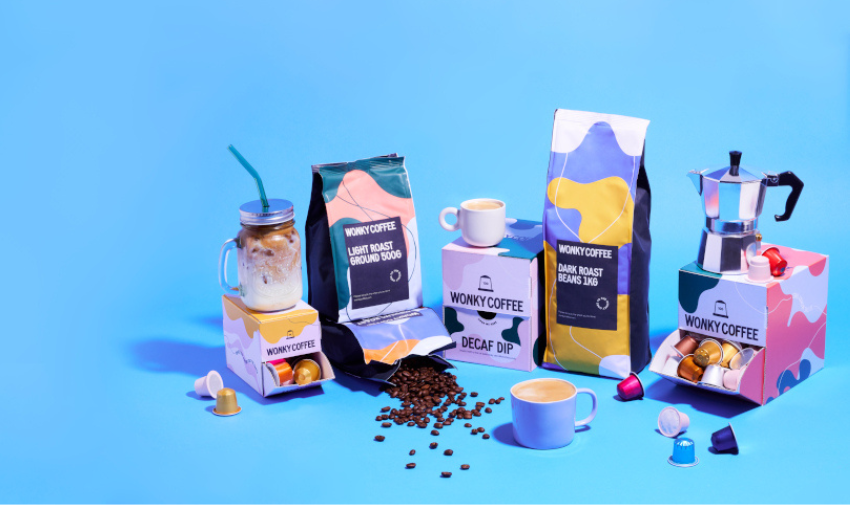 a range of coffee from wonky coffee in a blog post about Mothers Day gift ideas and Purpl Disabled Discounts
