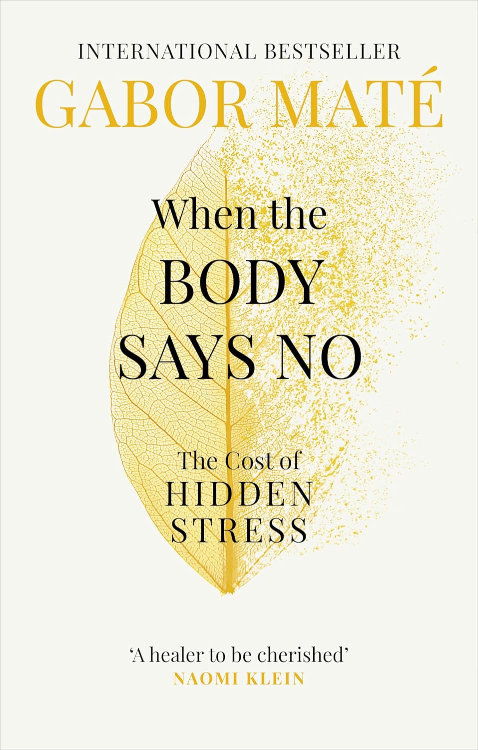 When the body says no, by Gabor Mate book image