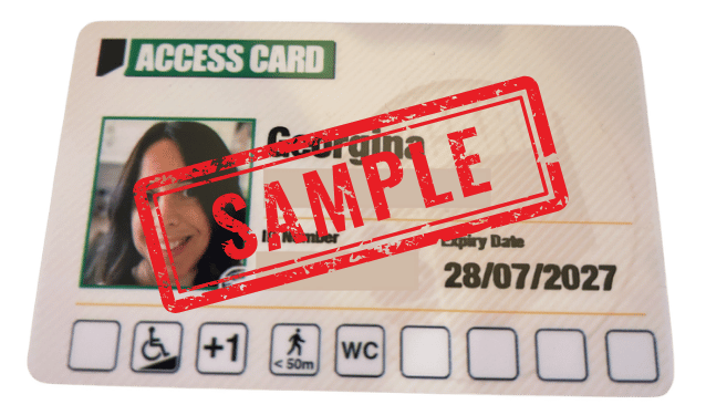 Access card example